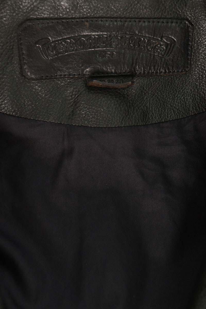 Chrome Hearts Large Star Dagger Zip Jacket Black Size XXXL
