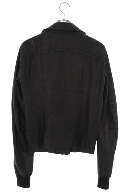 Rick Owens 08SS Single Lambskin Leather Jacket Black Size XS