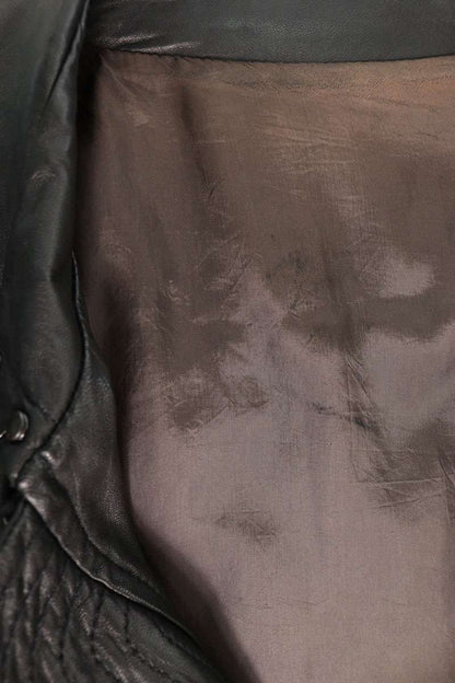 Rick Owens 08SS Single Lambskin Leather Jacket Black Size XS