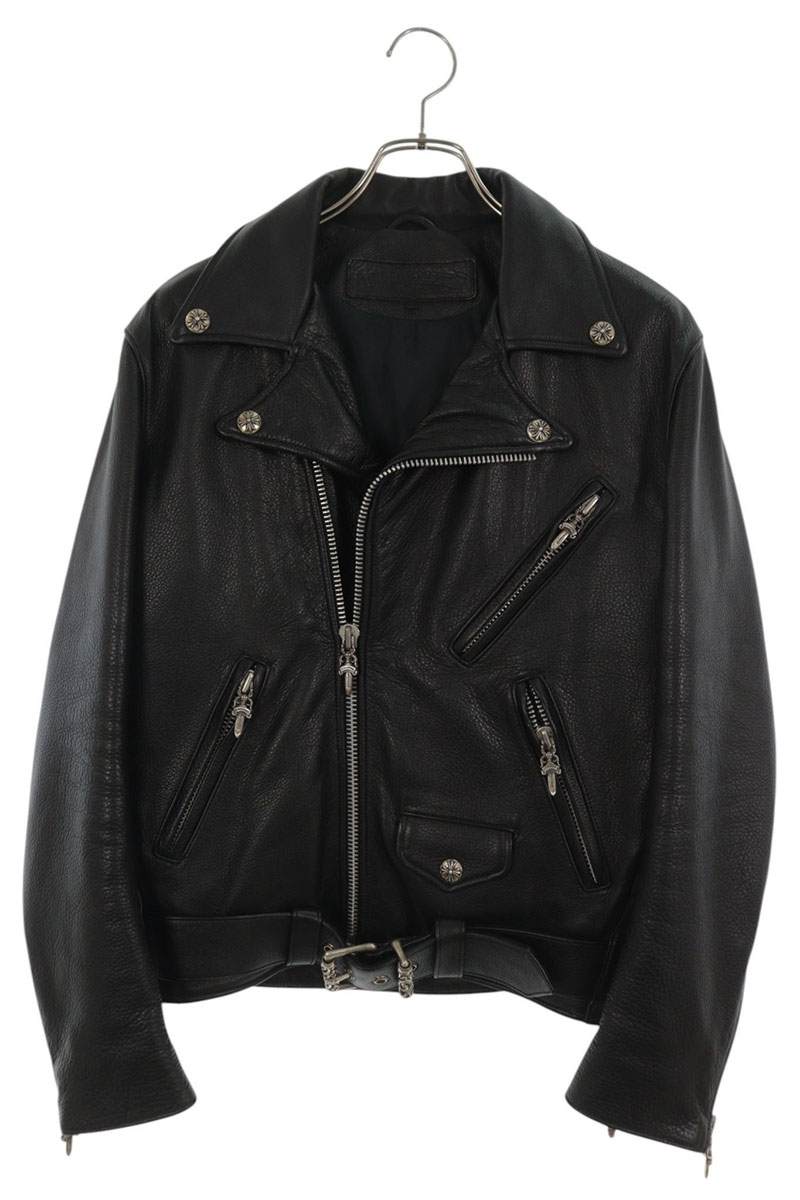 Chrome Hearts JJ DEAN Dagger Zip Cowhide Jacket Multi Size S