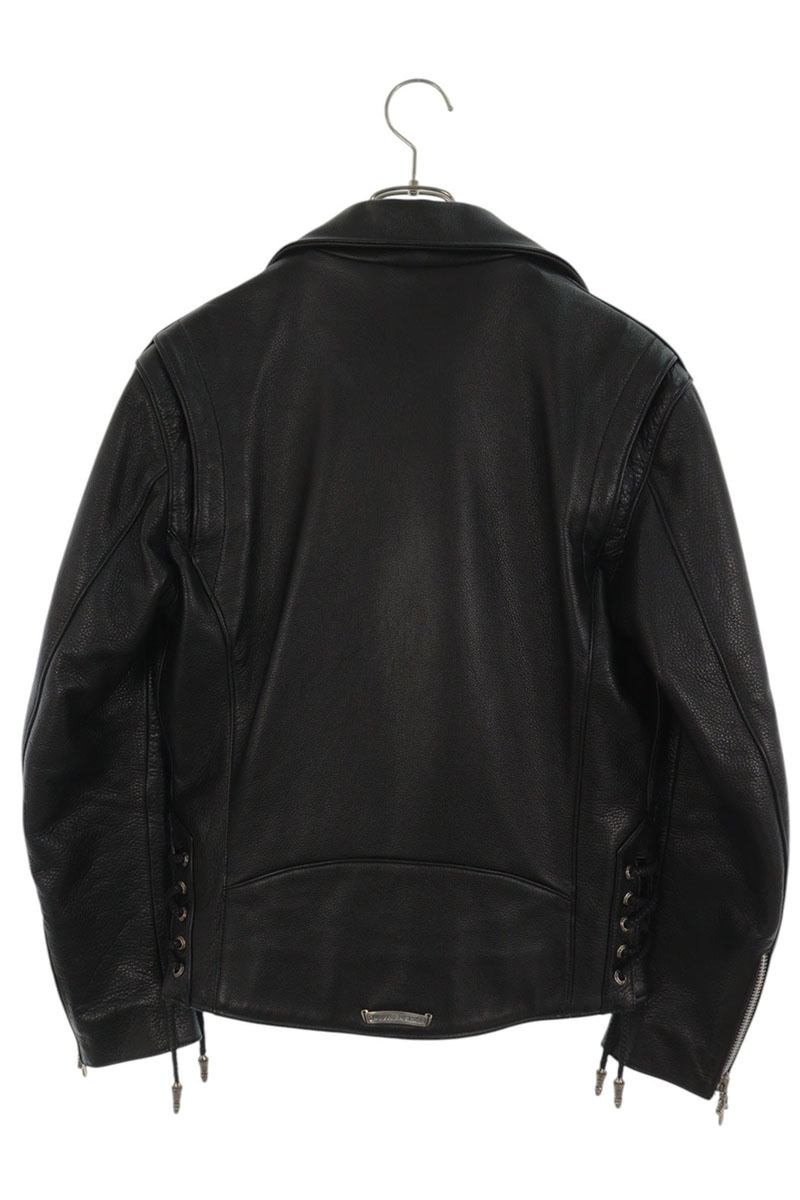 Chrome Hearts JJ DEAN Dagger Zip Cowhide Jacket Multi Size S
