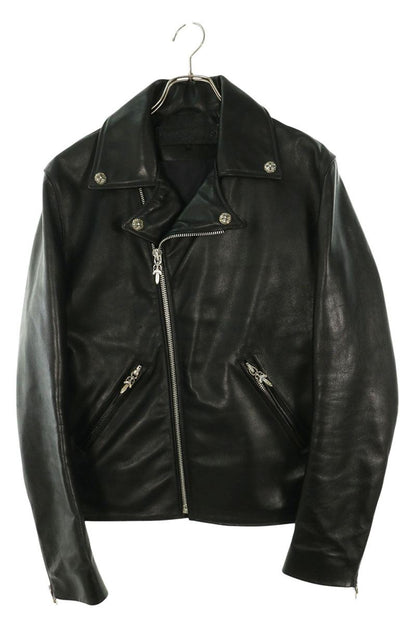 Chrome Hearts BASIC MOTO Dagger Zip Leather Jacket Size S