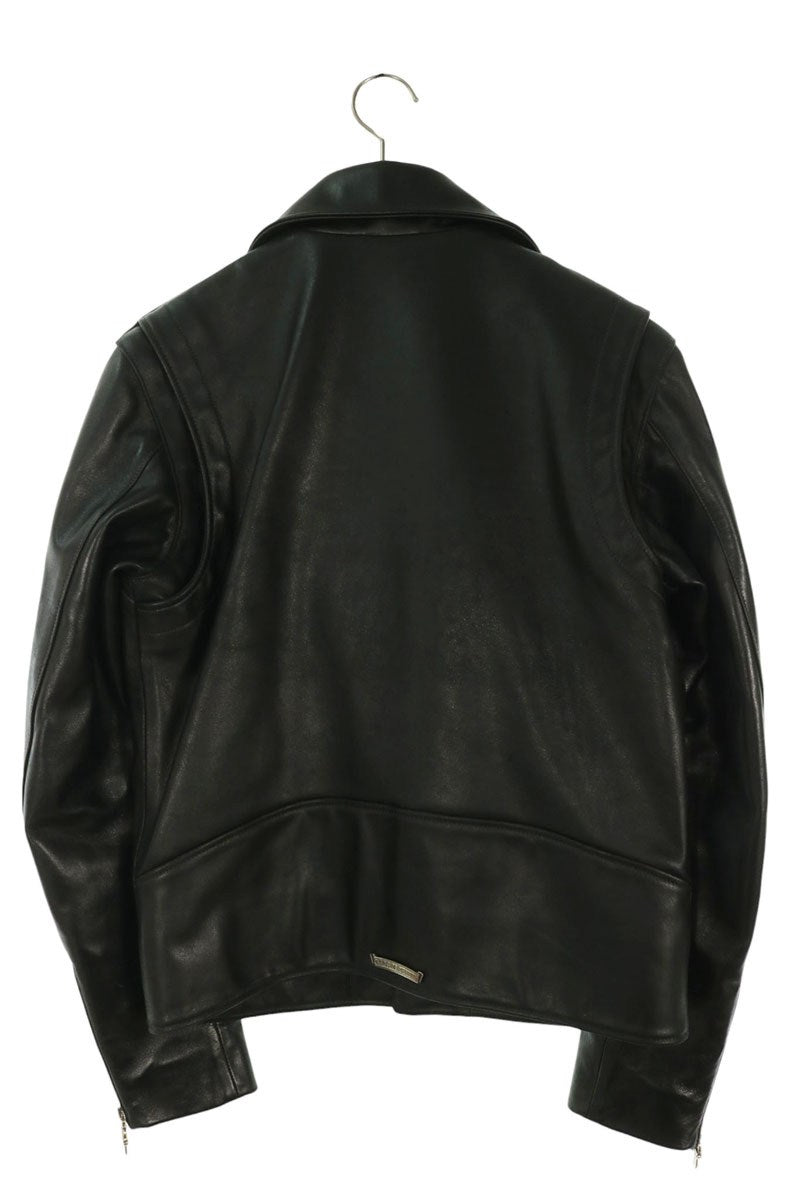 Chrome Hearts BASIC MOTO Dagger Zip Leather Jacket Size S