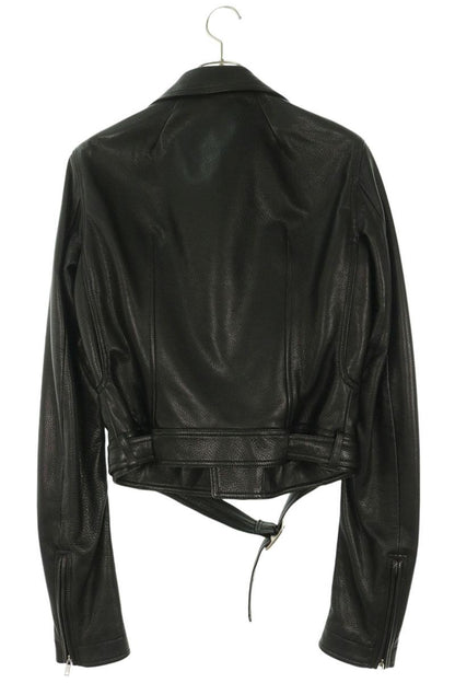 Rick Owens Double Riders Leather Jacket Black Size 46