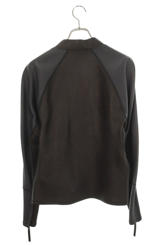GUCCI 26AW Grainy Zip Jacket Black/Gray Size 52