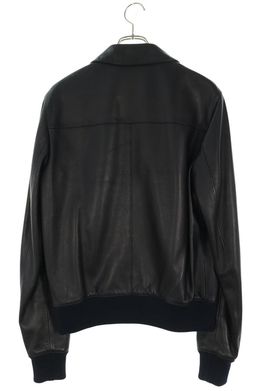LOEWE Zip-Up Lamb Leather Jacket Size 46