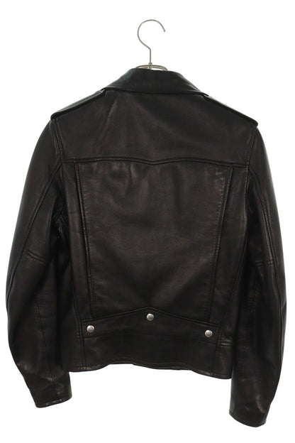 SAINT LAURENT PARIS Classic Motorcycle Jacket Black Size 42