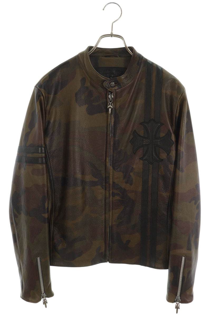Chrome Hearts Racing 2 Cross Patch Camo Jacket Size S