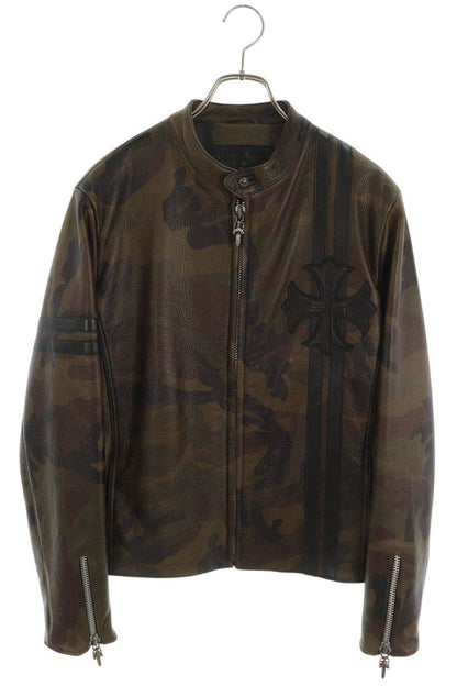 Chrome Hearts Racing 2 Cross Patch Camo Jacket Size S