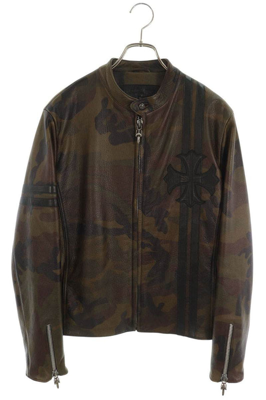 Chrome Hearts Racing 2 Cross Patch Camo Jacket Size S