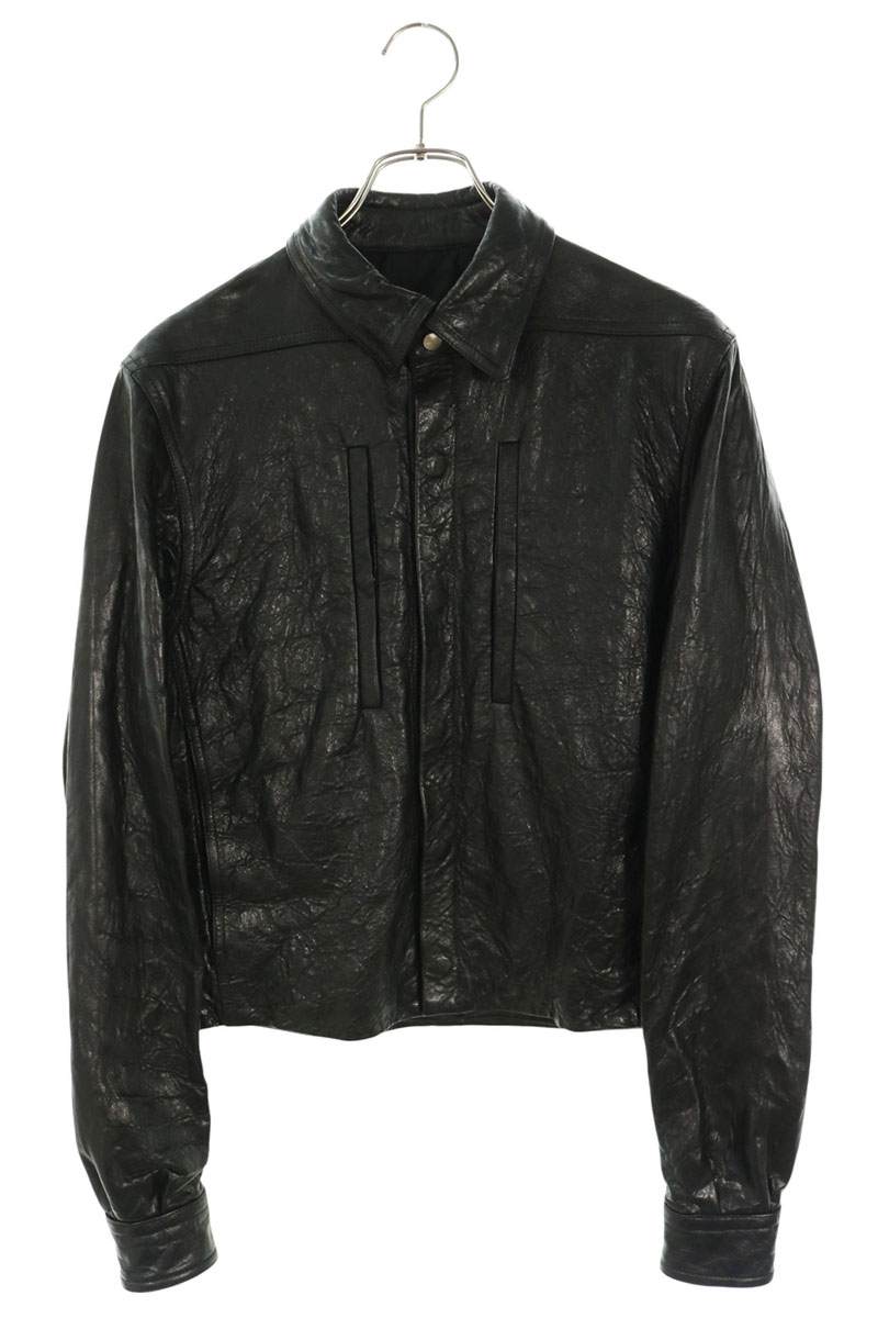 Rick Owens 26AW ALICE JKT Leather Jacket Black Size 44