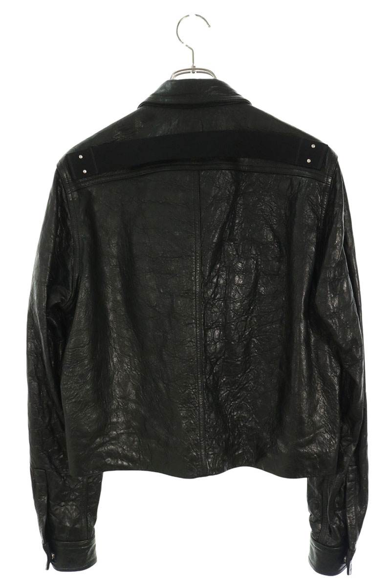 Rick Owens 26AW ALICE JKT Leather Jacket Black Size 44