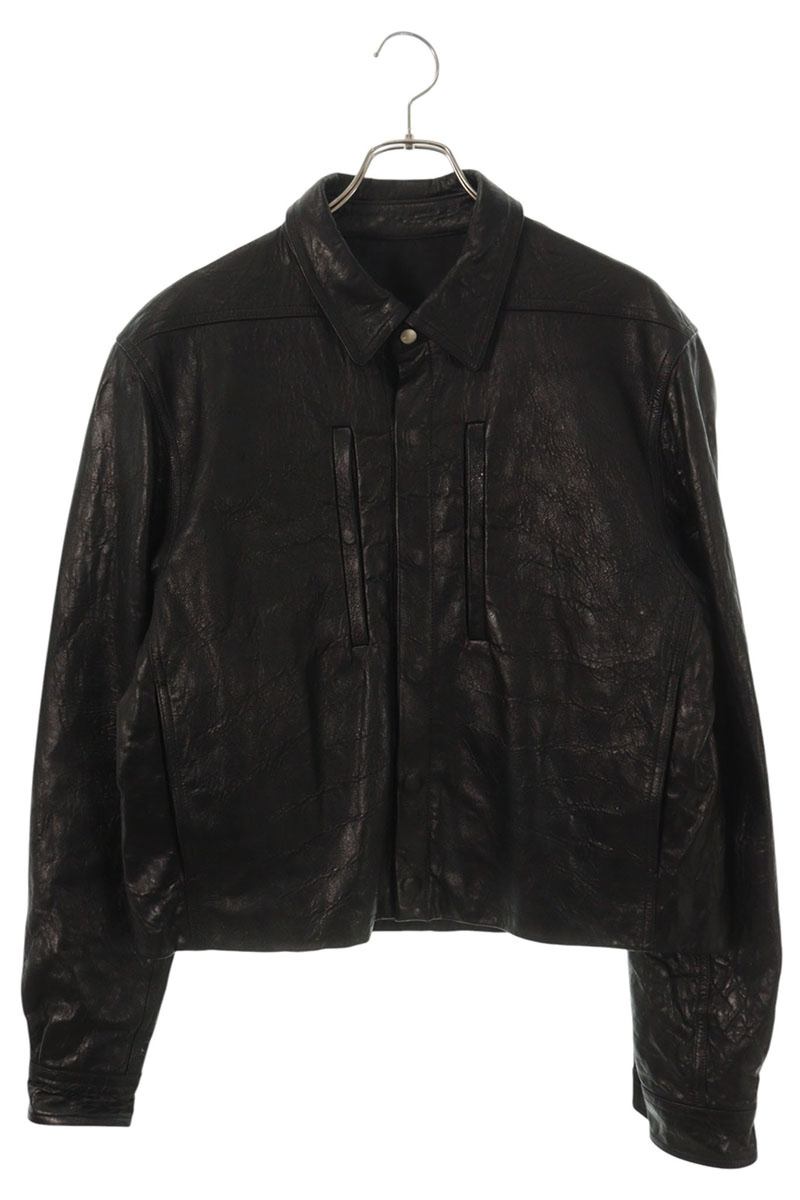 Rick Owens FW26 ALICE Lamb Leather Jacket Size 50