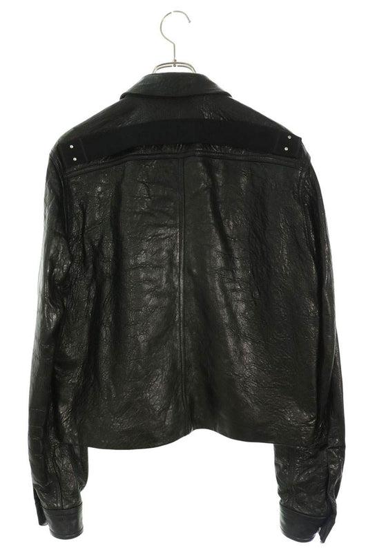 Rick Owens 26AW ALICE JKT Leather Jacket Black Size 46