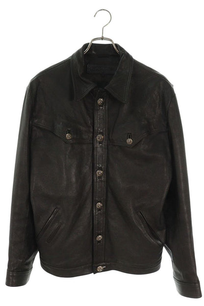 Chrome Hearts CLASSIC JEAN LTHR Leather Jacket Size L