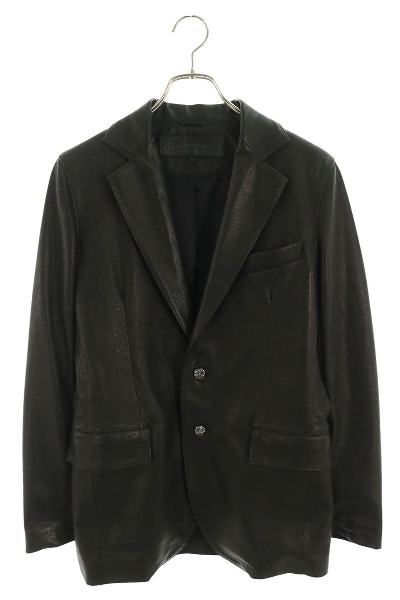 Chrome Hearts Cross Ball 2B Tailored Leather Jacket Size S