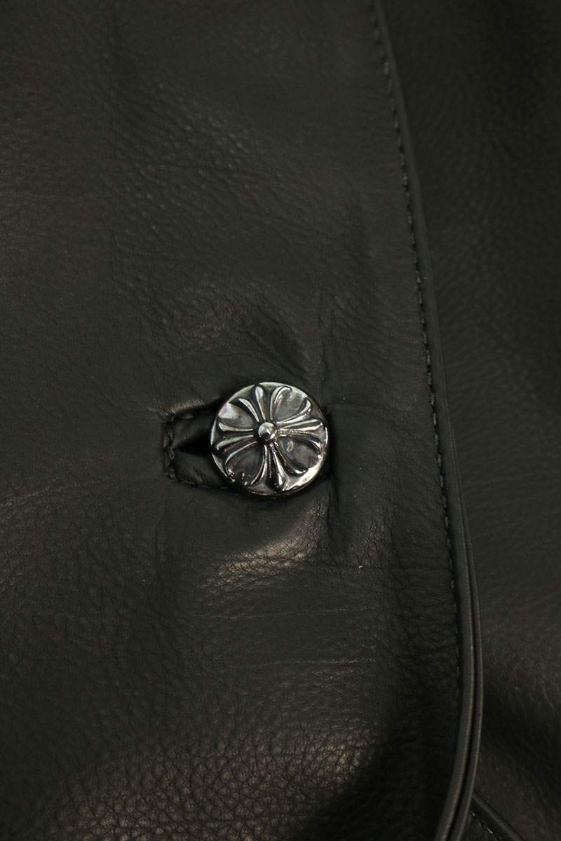 Chrome Hearts Cross Ball 2B Tailored Leather Jacket Size S