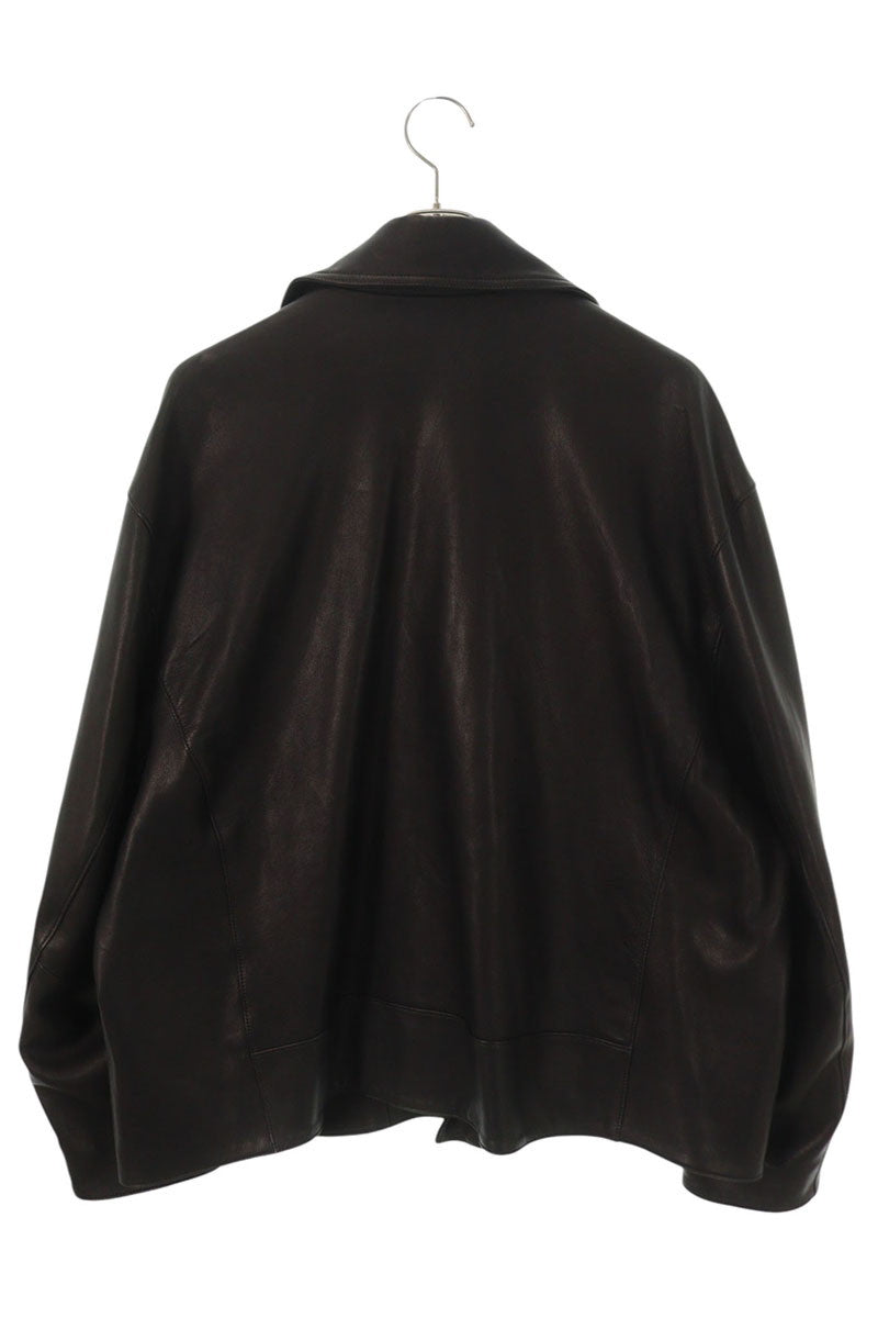 Porter Classic Double Rider Leather Jacket Black Size XXL