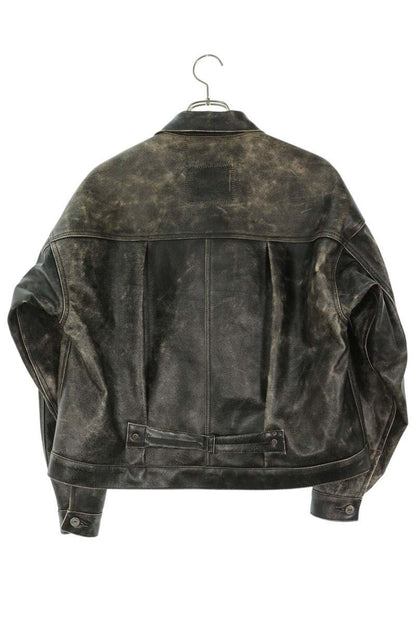 SAINT MICHAEL 26SS Berberjin Vintage Leather Jacket Size 1