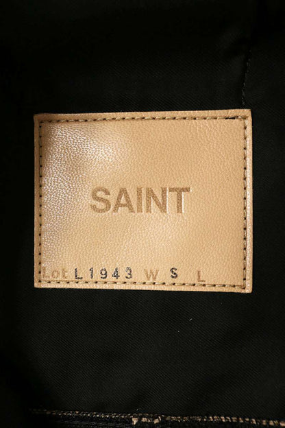 SAINT MICHAEL 26SS Berberjin Vintage Leather Jacket Size 1