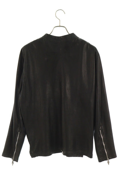 Chrome Hearts EZ RIDER Dagger Half-Zip Leather Jacket Size S