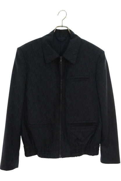 LOUISVUITTON 24AW Logo Pattern Tailored Wool Blouson Size M