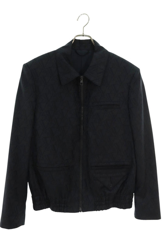 LOUISVUITTON 24AW Logo Pattern Tailored Wool Blouson Size M