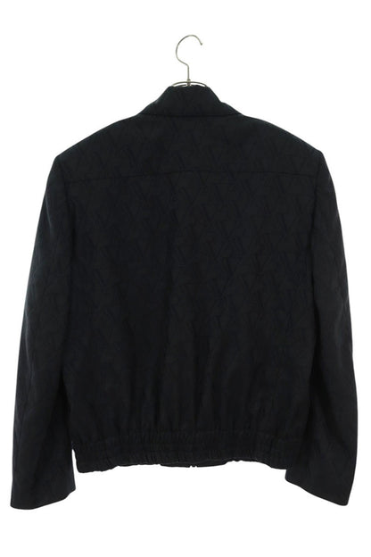 LOUISVUITTON 24AW Logo Pattern Tailored Wool Blouson Size M