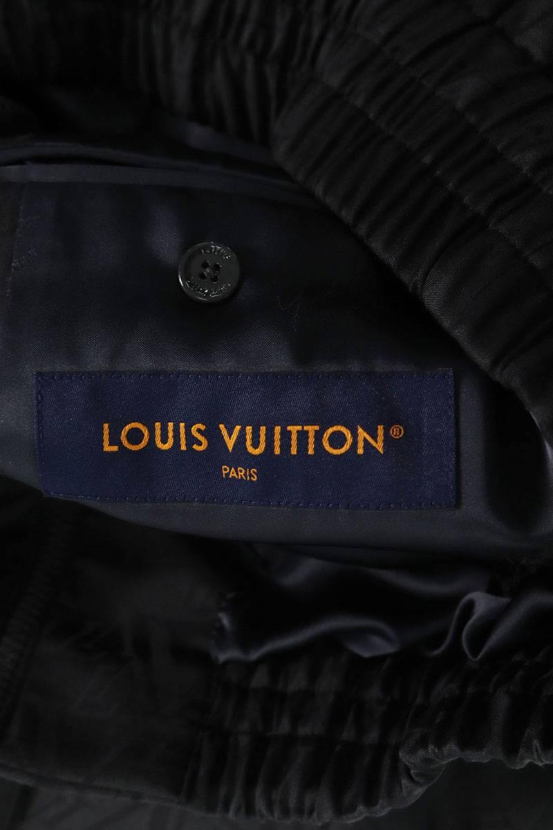 LOUISVUITTON 24AW Logo Pattern Tailored Wool Blouson Size M