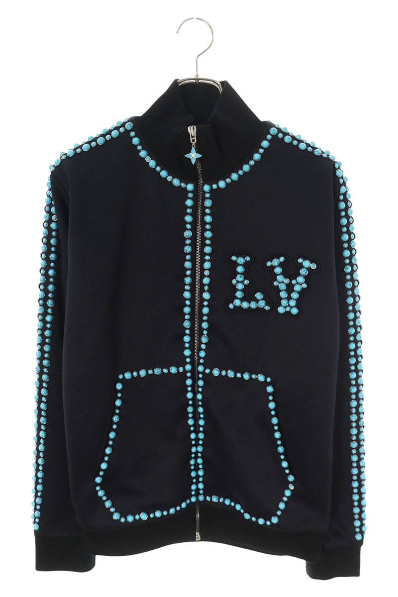 LOUISVUITTON 24AW Turquoise LV Logo Track Jacket Size M
