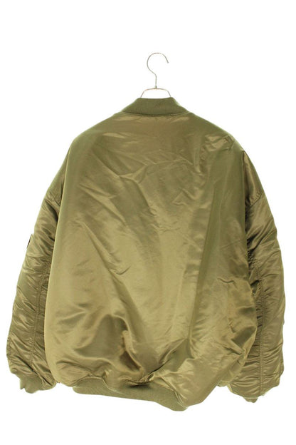 VETEMENTS 25SS Green Reversible Multi-Pocket Bomber Size S