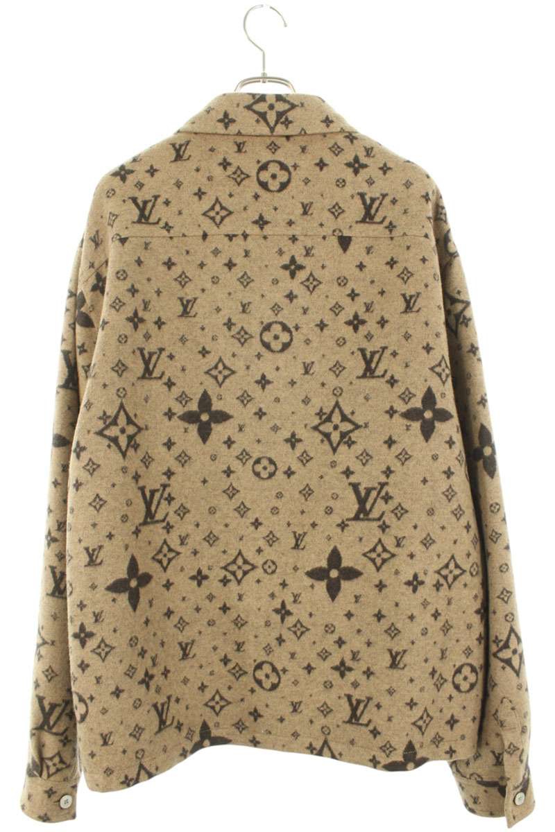 LOUISVUITTON 25SS Monogram Wool Silk Cashmere Size XXL