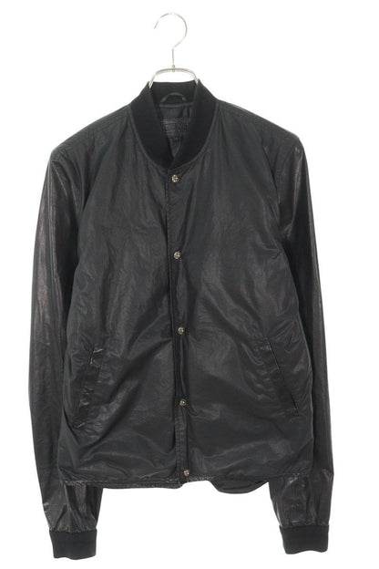 Chrome Hearts Leather Blouson Black x Silver Size S