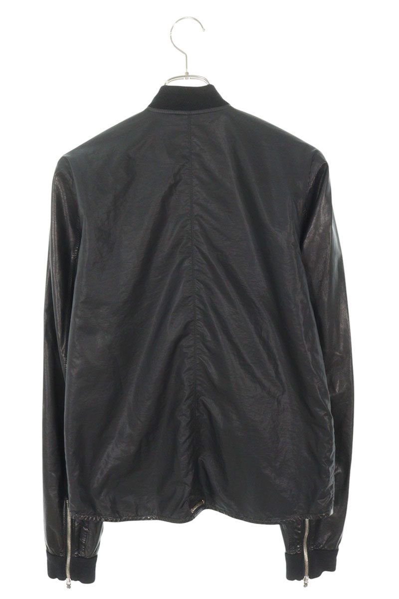 Chrome Hearts Leather Blouson Black x Silver Size S
