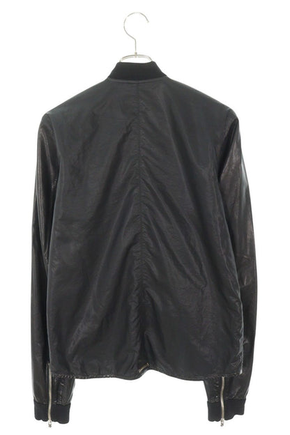 Chrome Hearts Leather Blouson Black x Silver Size S