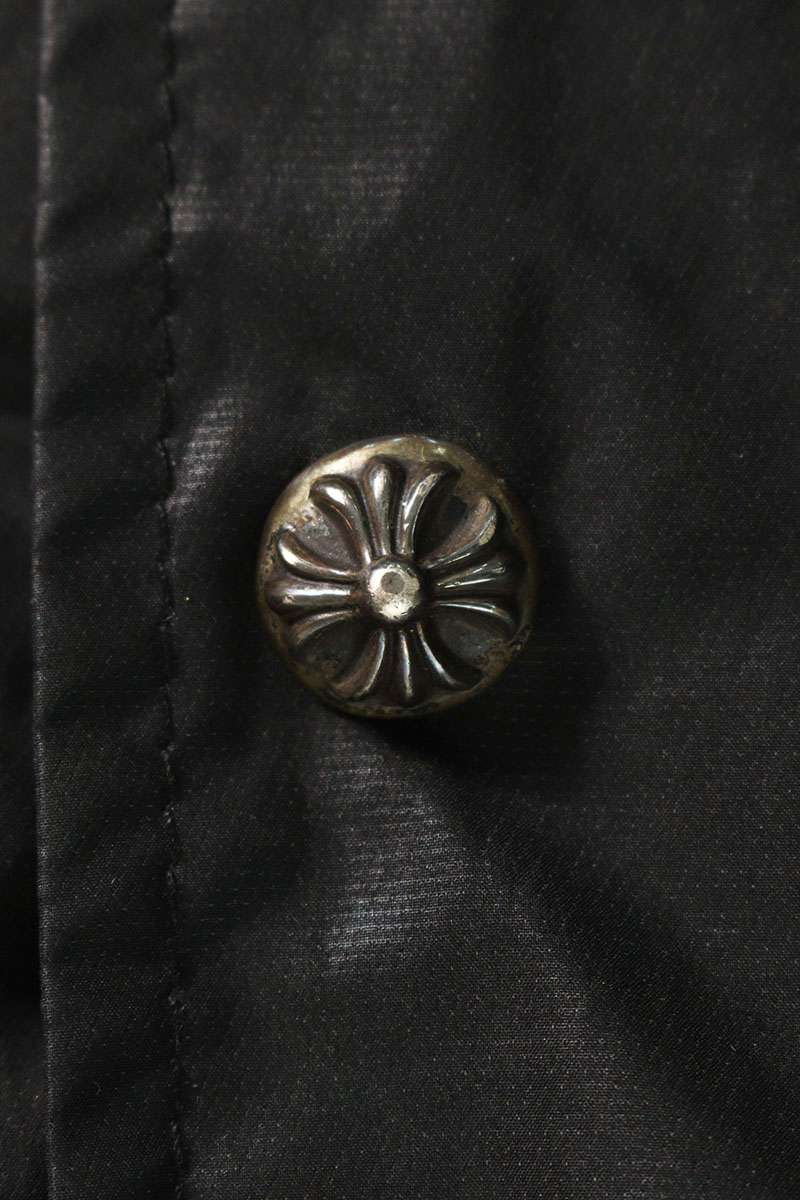 Chrome Hearts Leather Blouson Black x Silver Size S