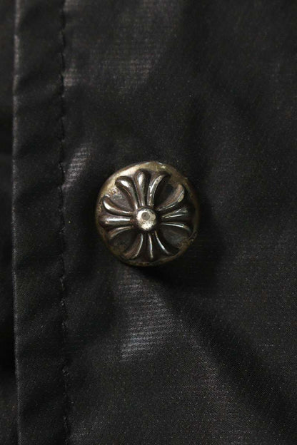 Chrome Hearts Leather Blouson Black x Silver Size S