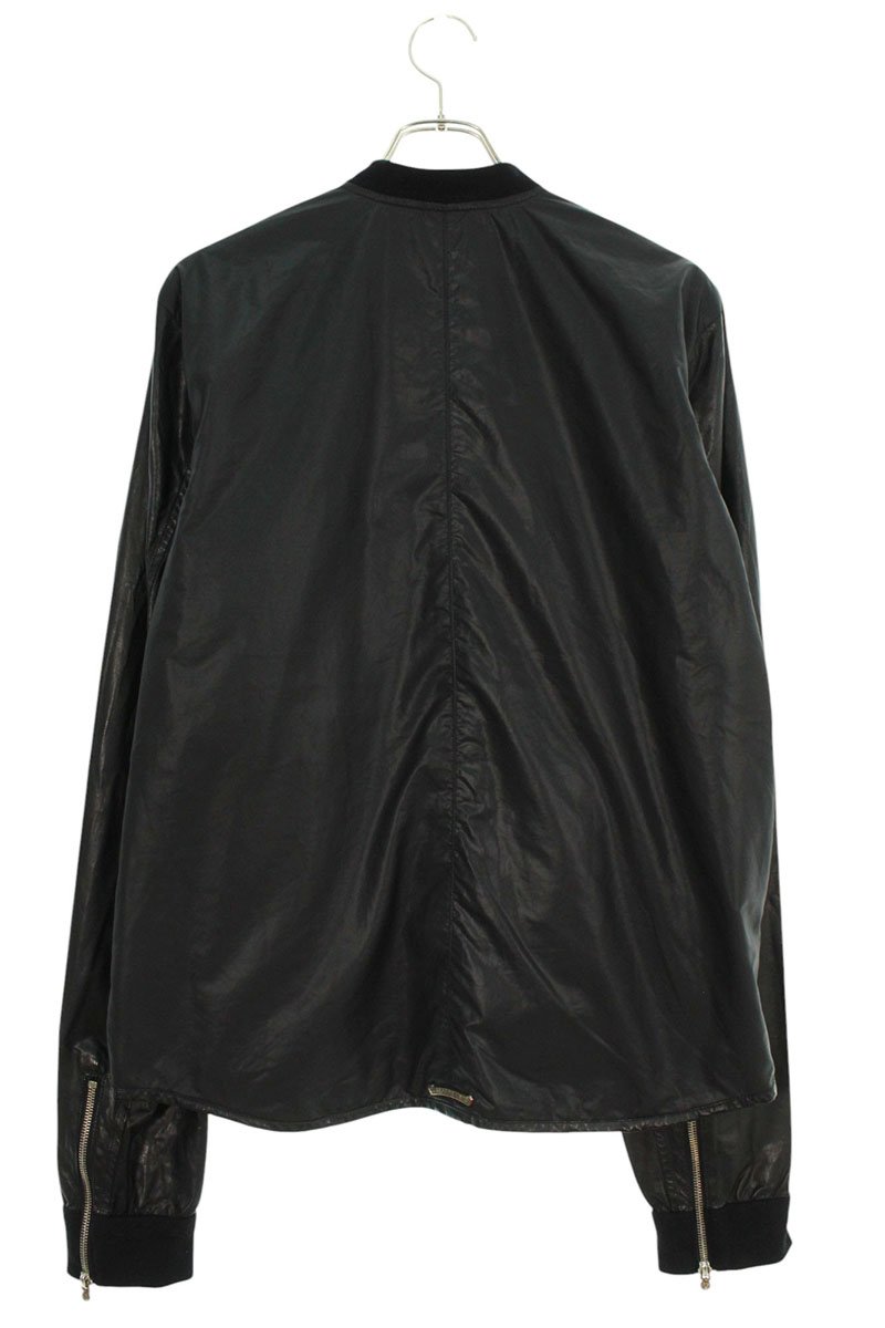 Chrome Hearts Leather Panel Linen Blouson Size L