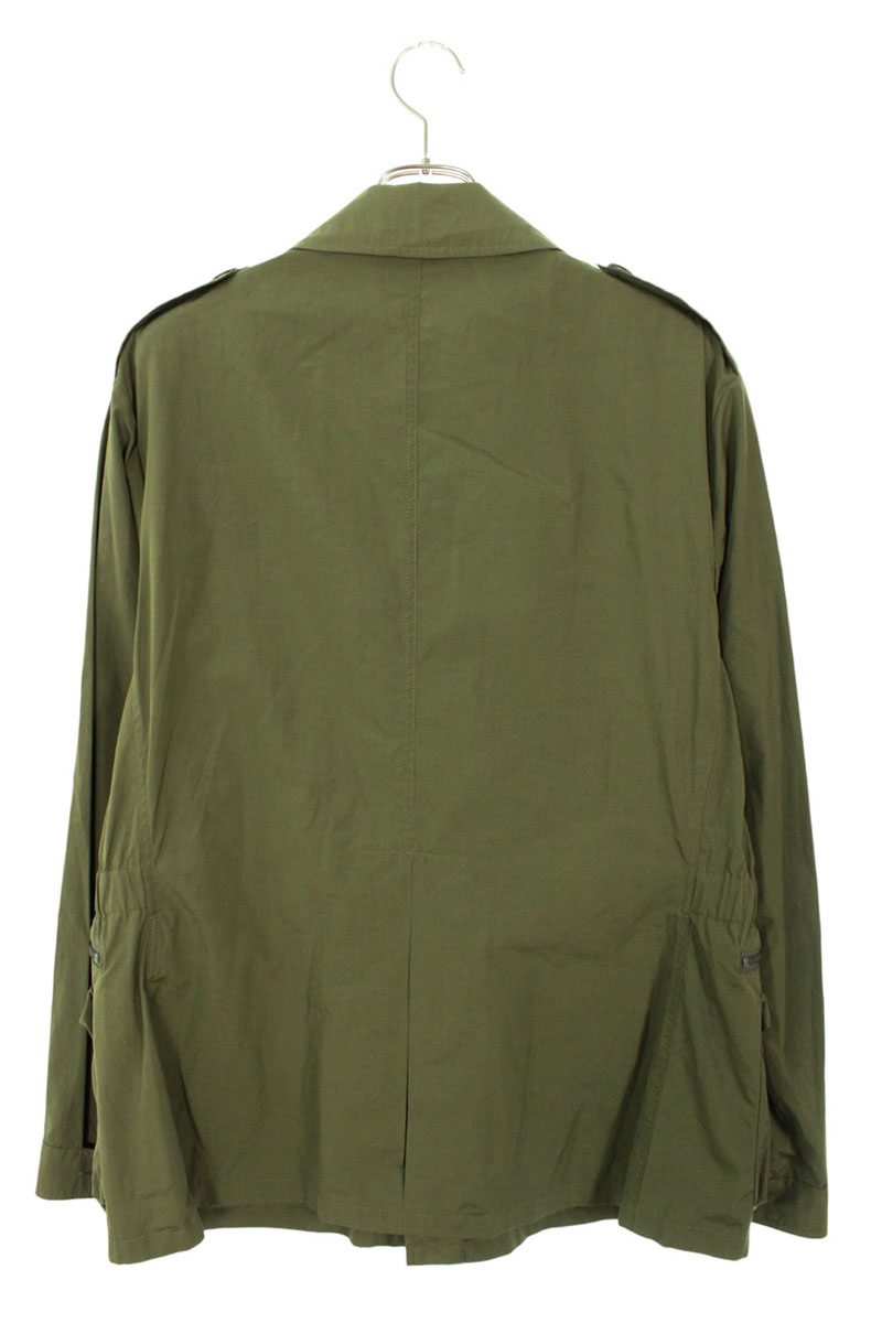 PRADA 24SS Khaki Cotton Multi-Pocket Safari Blouson Size L