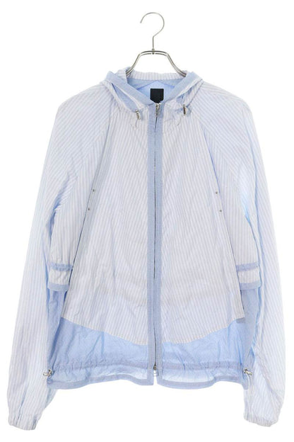 J.L-A.L 25SS Light Blue Mica Hooded Shirt Blouson Size S