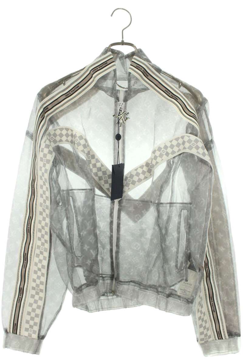LOUISVUITTON 22SS Monogram Damier See-Through Blouson Size M