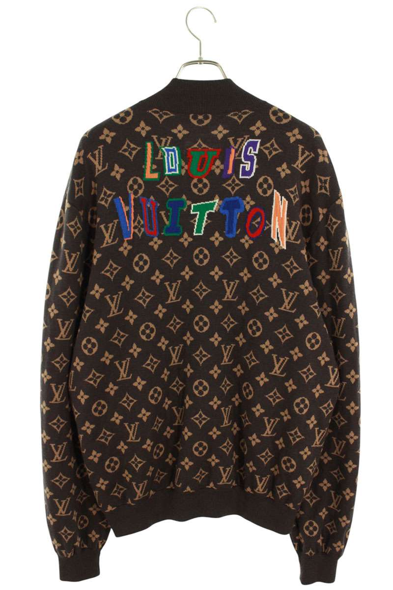 LOUISVUITTON 21AW NBA Monogram Graphic Zip Knit Size XL
