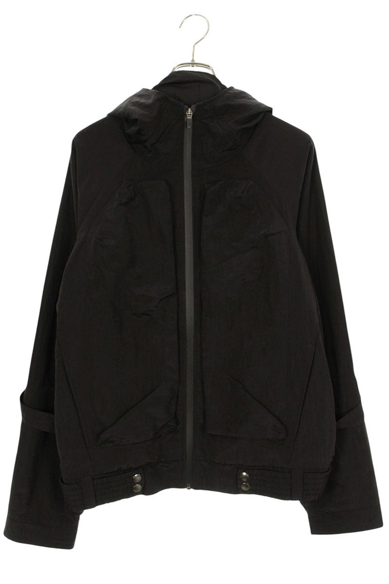 cmmawear Black Nylon Zip-Up Blouson Size M
