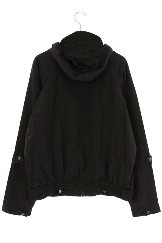 cmmawear Black Nylon Zip-Up Blouson Size M