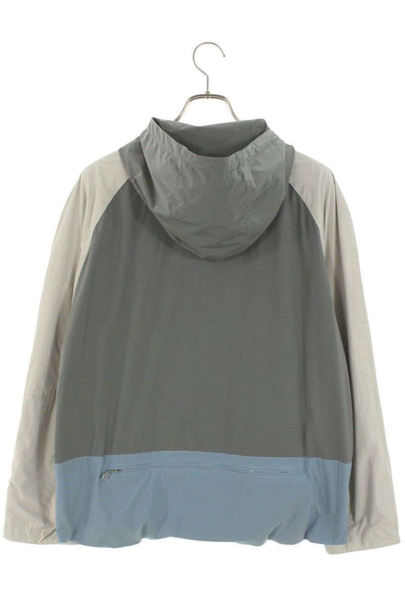 HERMES Multi Nylon Zip-Up Blouson Size 48