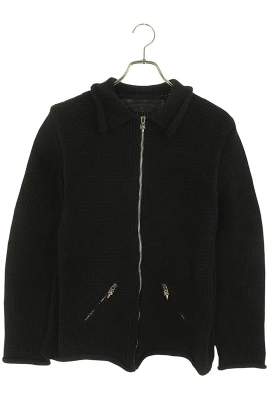 Chrome Hearts Cross Patch Cashmere Zip-Up Jacket Size L