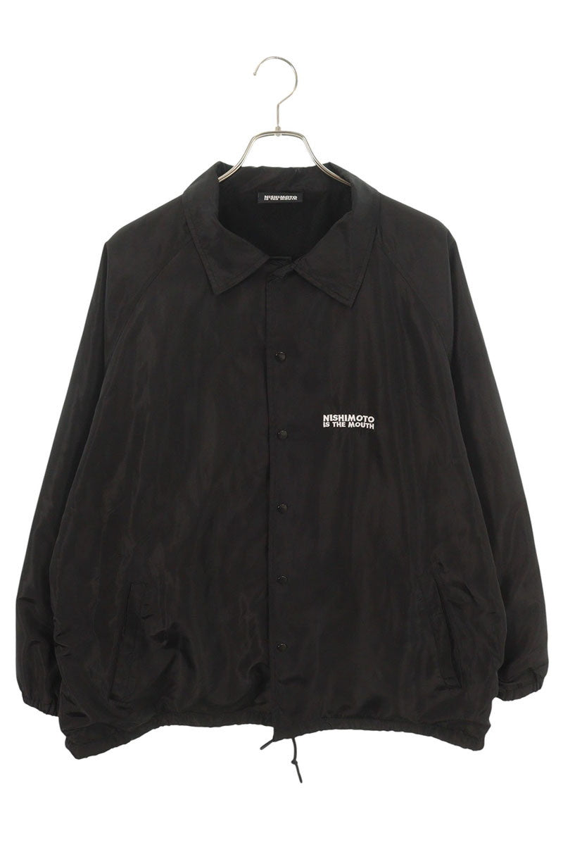 NISHIMOTO IS THE MOUTH Black Coach Jacket Blouson Size M-L