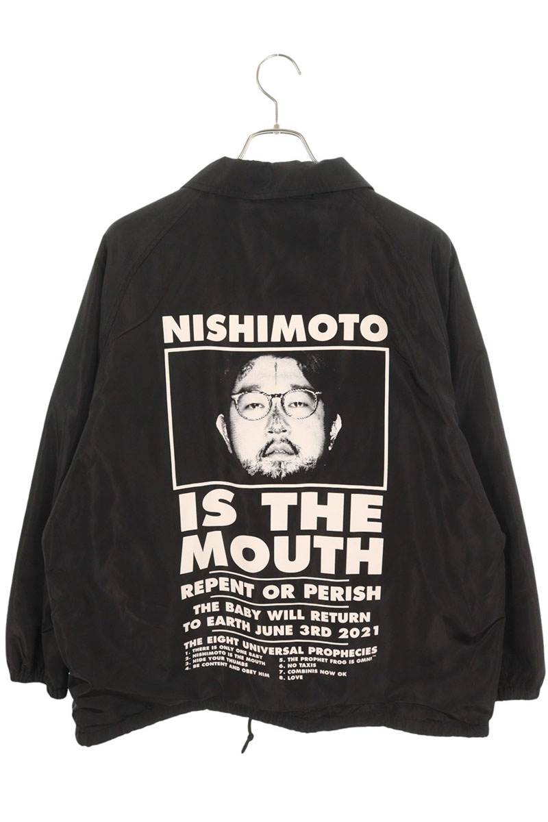 NISHIMOTO IS THE MOUTH Black Coach Jacket Blouson Size M-L