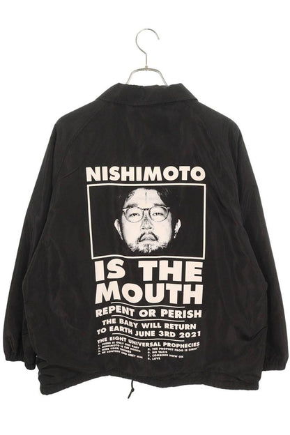 NISHIMOTO IS THE MOUTH Black Coach Jacket Blouson Size M-L