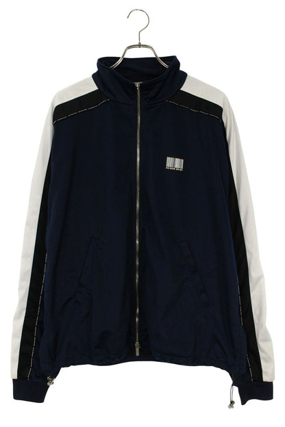 VTMNTS Navy Poly Zip Track Jacket Size M